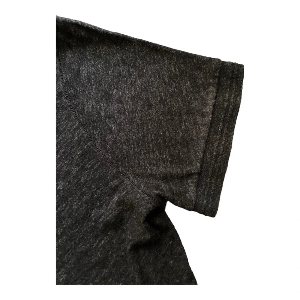 J. CREW-DARK GRAY SHORT SLEEVE SHIRT-SIZE MEDIUM